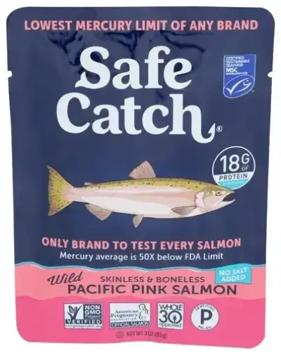 Safecatch Salmon Pouch No Salt Add