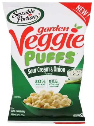 Sensible Portions Puffs Veggie Sour Cream