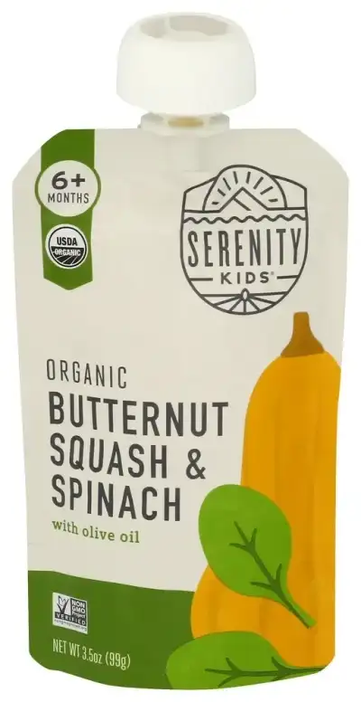 Serenity Kids Food Baby Btr Sq Spnch Or