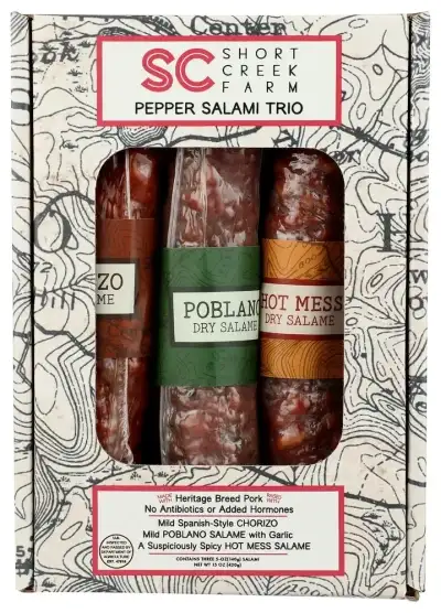 Short Creek Farm Salami Trio Pepper