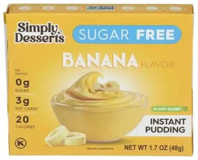 Simply Desserts Pudding Banana Instant Sf