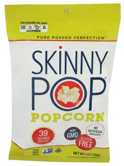 Skinny Pop Popcorn Snack Size