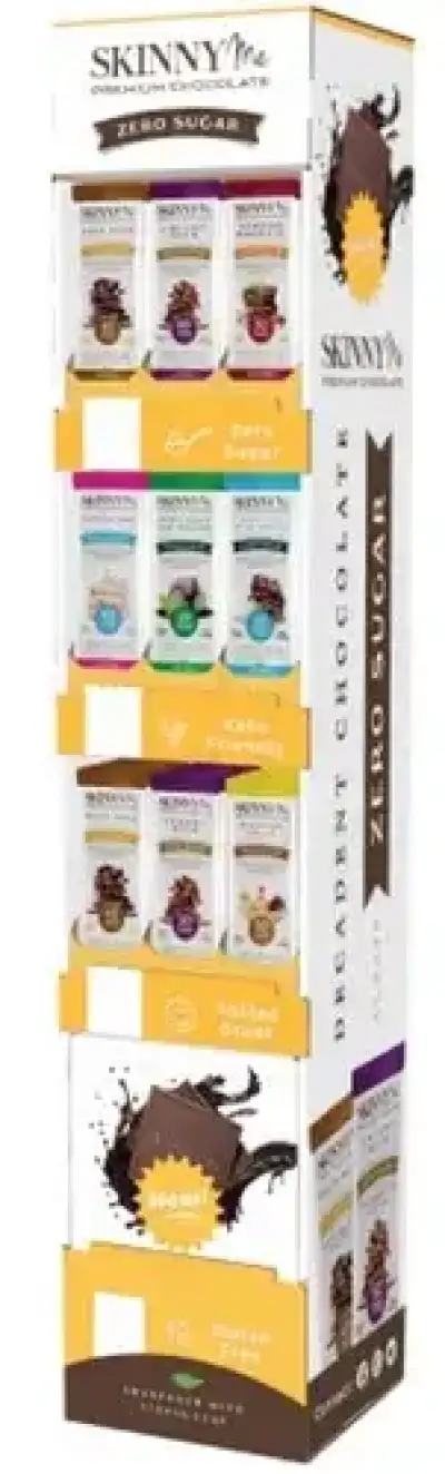 Skinnyme Chocolate Bar Choc  7Var 108Pc