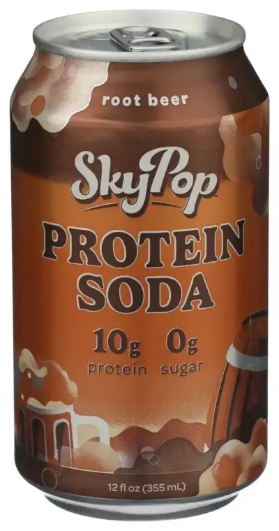 Skypop Protein Soda Soda Protein Root Beer