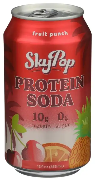 Skypop Protein Soda Soda Protein Fruit Punch