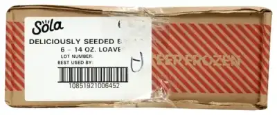 Sola Bread Deliciously Seeded