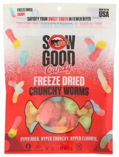 Sow Good Candy Crunchy Worms