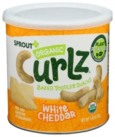 Sprout Organics Baby Food Wht Cheddar Snk
