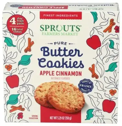 Sprouts Cookies Apple Cinnamon