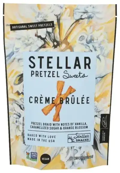 Stellar Snacks Pretzels Creme Brulee