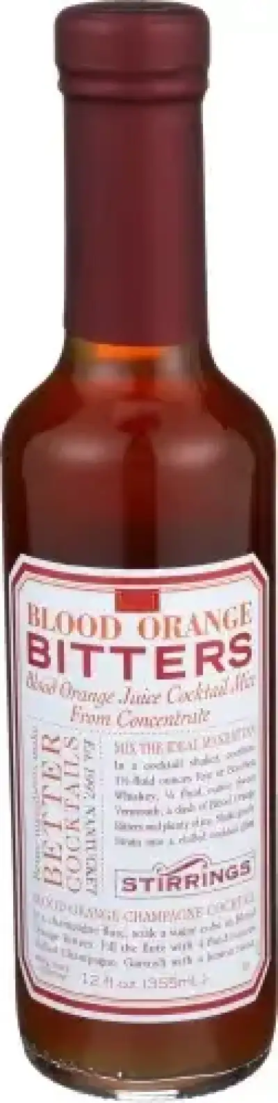 Stirrings Mixer Bitters Blood Orng