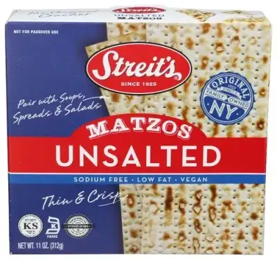 Streits Matzo Unsalted