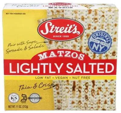 Streits Matzo Lightly Salted