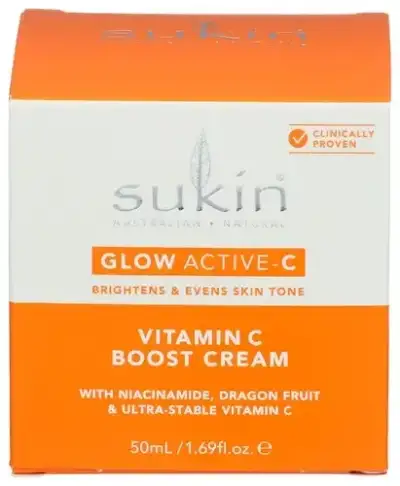 Sukin Cream Glow Boost Actve C
