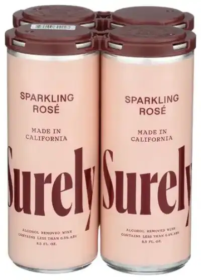 Surely Na Wine Sprk Rose 4Pk