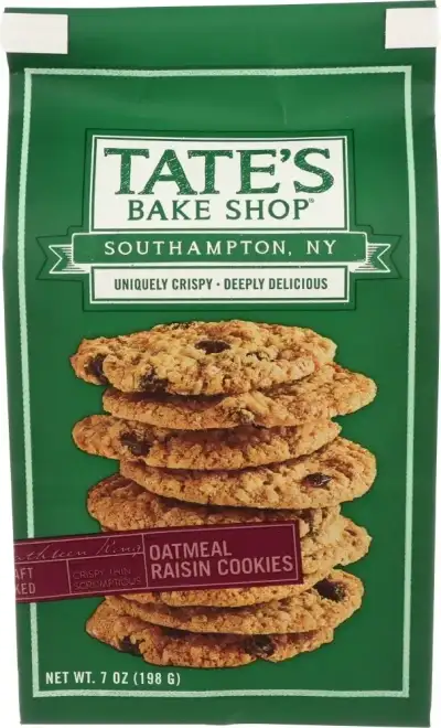 Tates Cookies Oatmeal Raisin