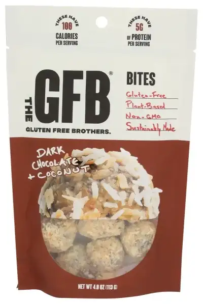 The Gfb Bites Drk Choc Coconut