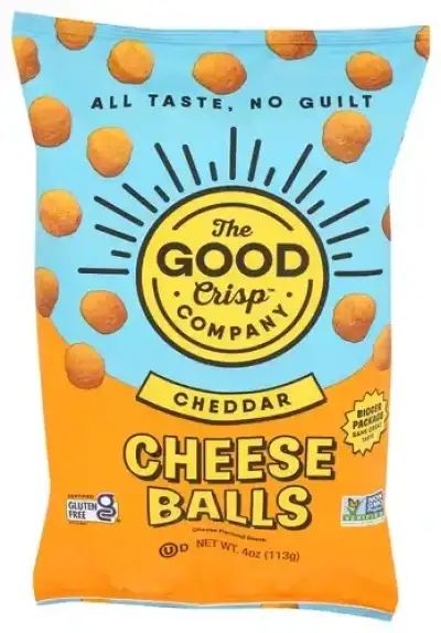 The Good Crisp Company Snack Chs Balls Cheddar