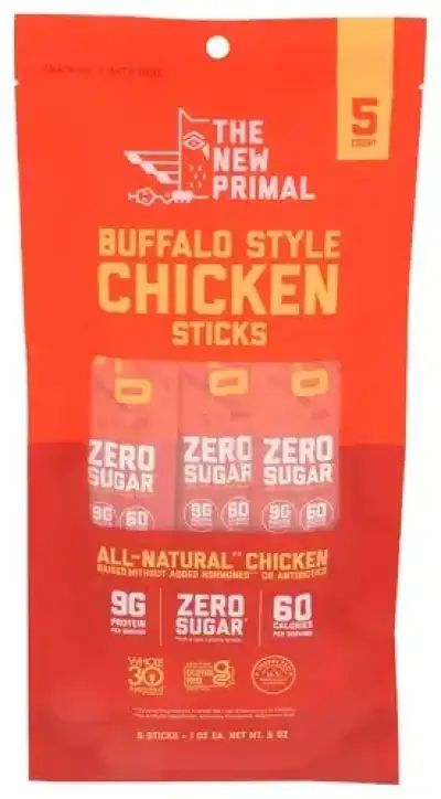 The New Primal Sticks Chicken Buffalo 5Pc