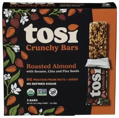 Tosi Bar Roastted Almond 5Pk