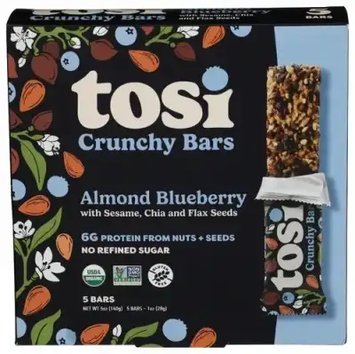 Tosi Bar Almond Blueberry 5Pk