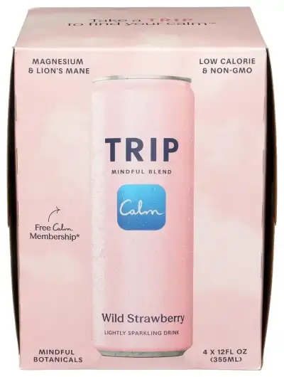 Trip Water Mb Wld Strawberry 4Pk