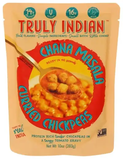 Truly Indian Entree Chickpeas Curried