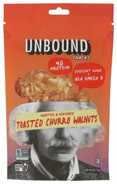 Unbound Snacks Walnuts Toasted Churro