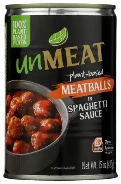 Unmeat Meatballs In Spght Sauce