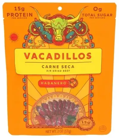 Vacadillos Jerky Carne Seca Habanero