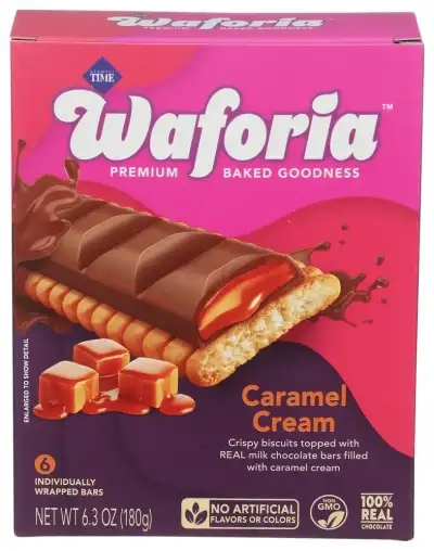 Waforia Biscuit Bar Choc Carm