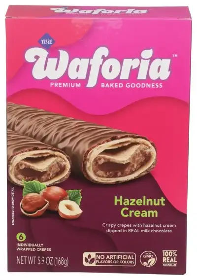 Waforia Crepes Choc Coatd Hzlnut