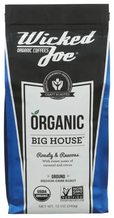 Wicked Joe Coffee Big House Ground Coffee