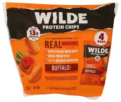 Wilde Snacks Chips Protein Buffalo 4Ct