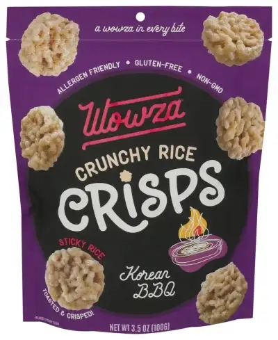 Wowza Rice Crisps Korean Bbq