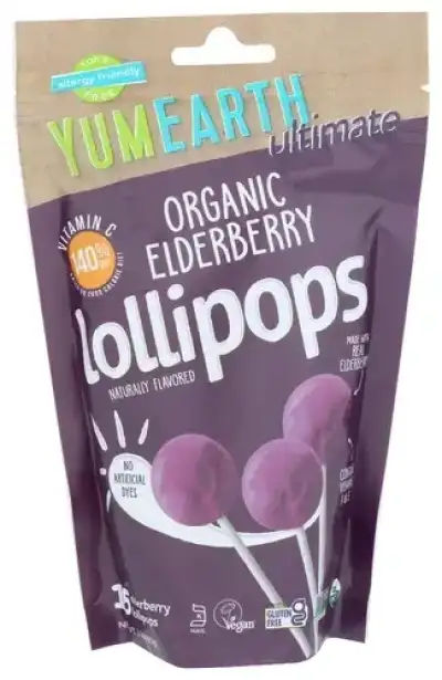 Yumearth Pops Elderberry