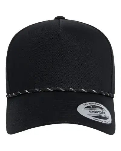 YP Classics 5079BD Retro Cotton Blend Five-Panel Rope Cap
