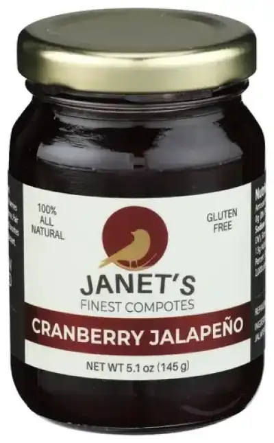 Janets Finest Compotes Compote Cranberry Jalapn