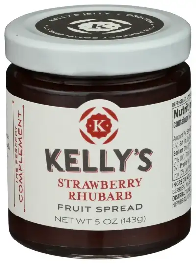 Kellys Spread Fruit Strawberry Rhubrb