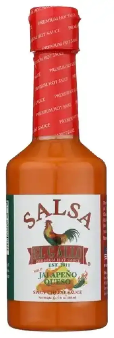 Salsa El Gallo Sauce Queso Jalapeno