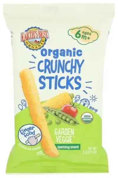 Earths Best Sticks Crunchy Grdn Vegg