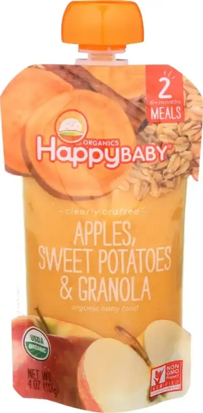 Happy Baby Granola & Apples Swt Pto