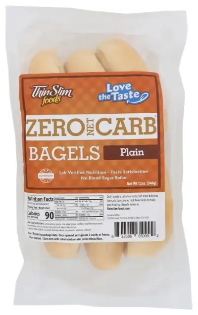 Thinslim Foods Bagel Plain Low Carb