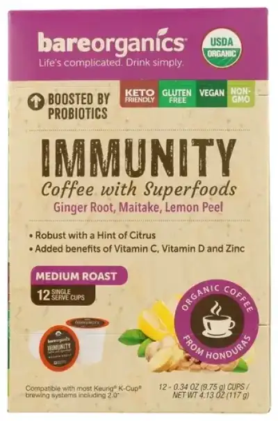 Bareorganics Coffee Daily Defense 10Ct