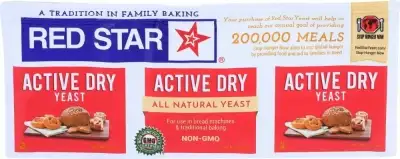 Red Star Yeast Active Dry Env 3Pk