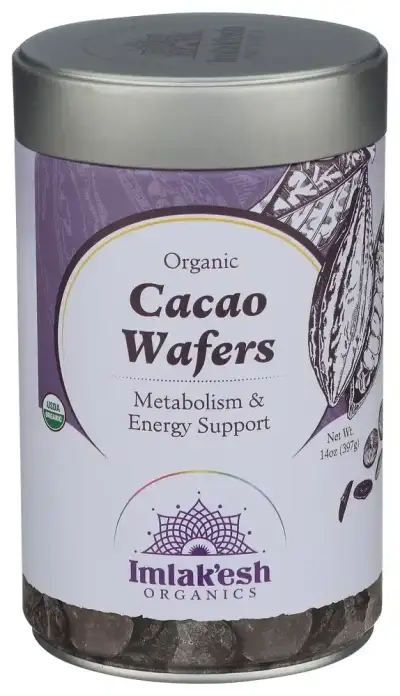 Imlakesh Organics Wafers Cacao Raw Org