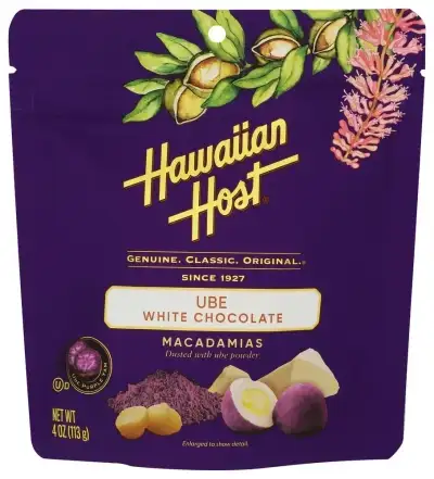 Hawaiian Host Macadamias Ube Wht Choc