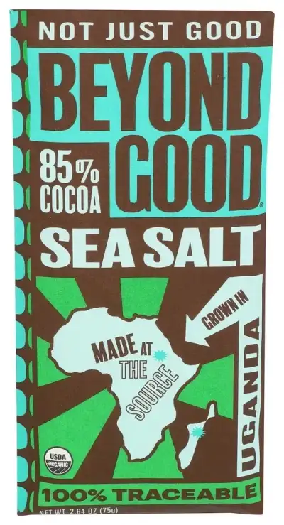 Beyond Good Bar Choc 85 Pcnt Sea Slt