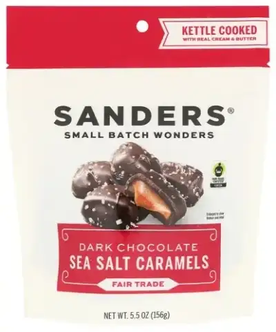 Sanders Caramel Drk Choc Ss Fruitd