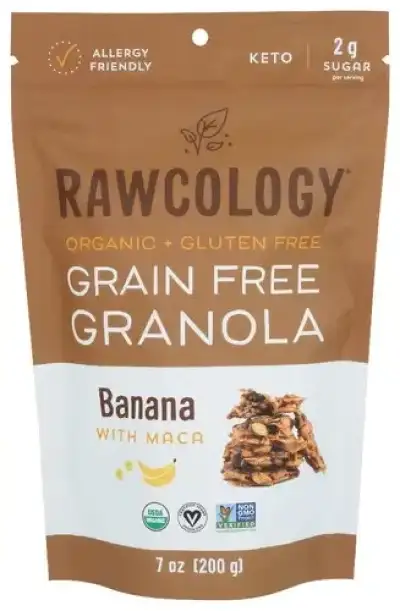 Rawcology Granola  Ban Maca Org